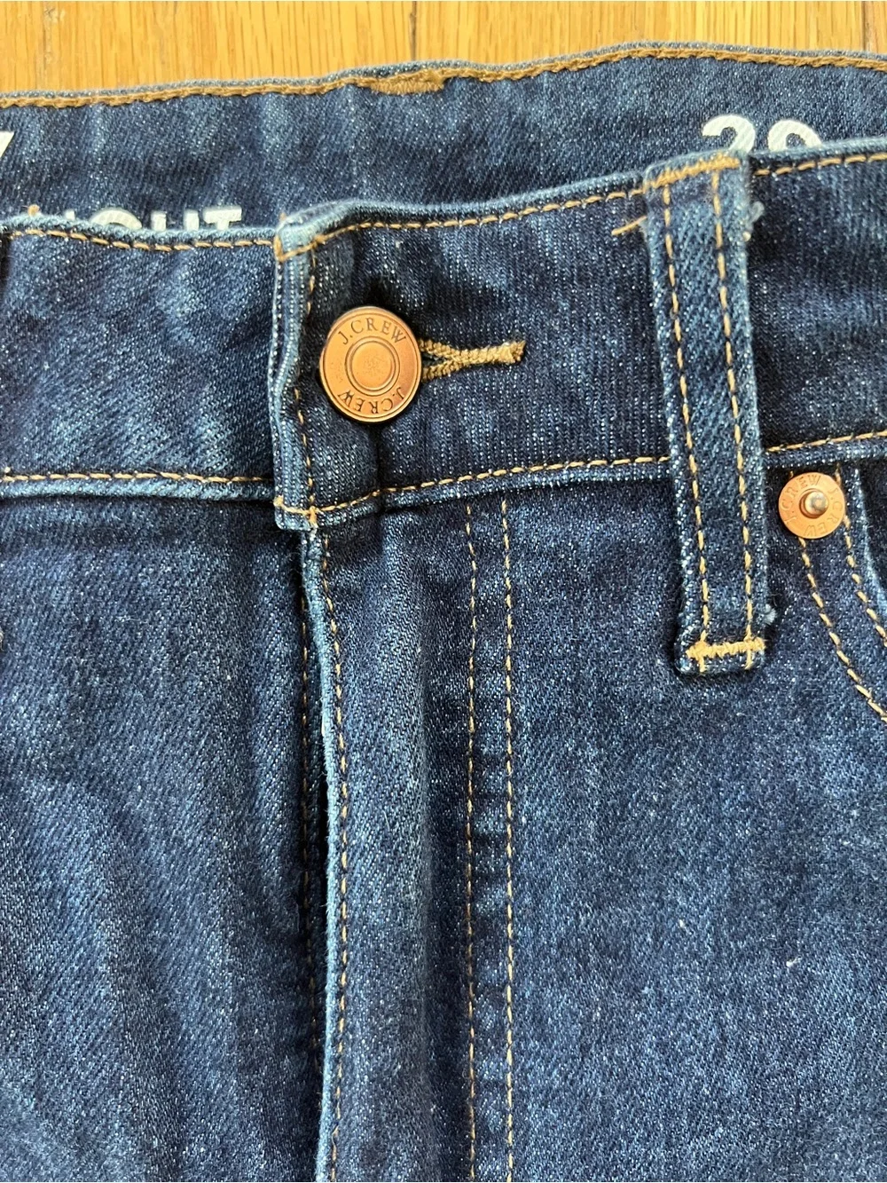 J. Crew Dark Indigo Straight Leg Jeans